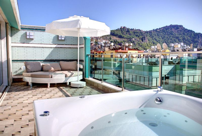 Penthouse med havsutsikt i Alanya